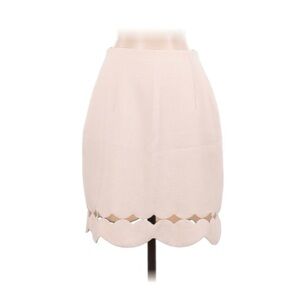 Club Monaco Light Blush Scalloped Hem Mini Skirt